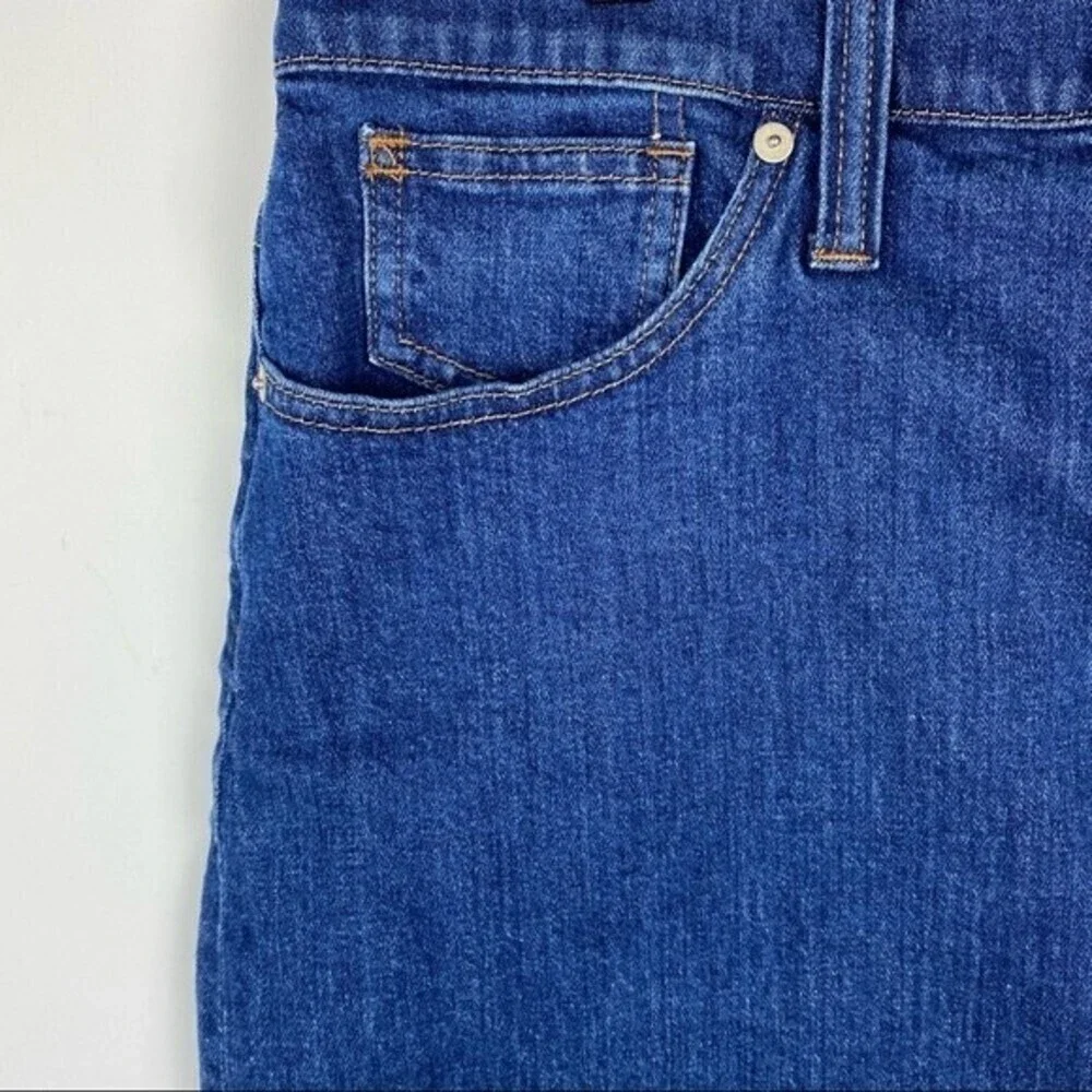 Madewell Denim Mini Skirt Womens Blue Size 32 5 Pocket Step Hem Edition Ladies - Picture 4 of 10
